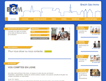 Tablet Screenshot of bgm-immobilier.com